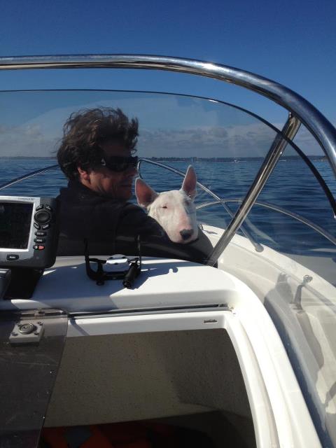 Première sortie en bateau!